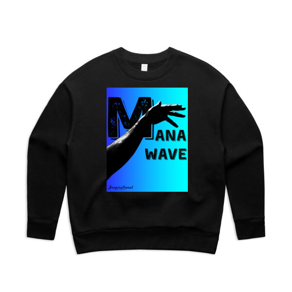 Mana Wave-Womens Relax Sweatshirt Thumbnail