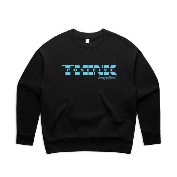 Think Positive-Womens Relax Sweatshirt Thumbnail