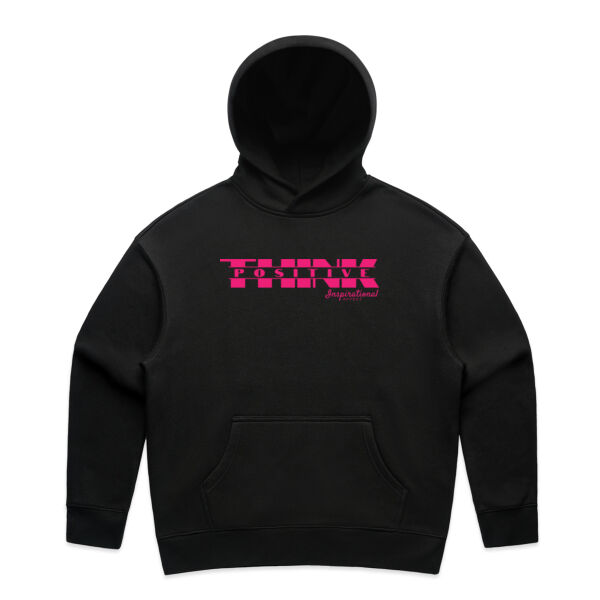Think Positive-Womens Relax Hoodie Thumbnail