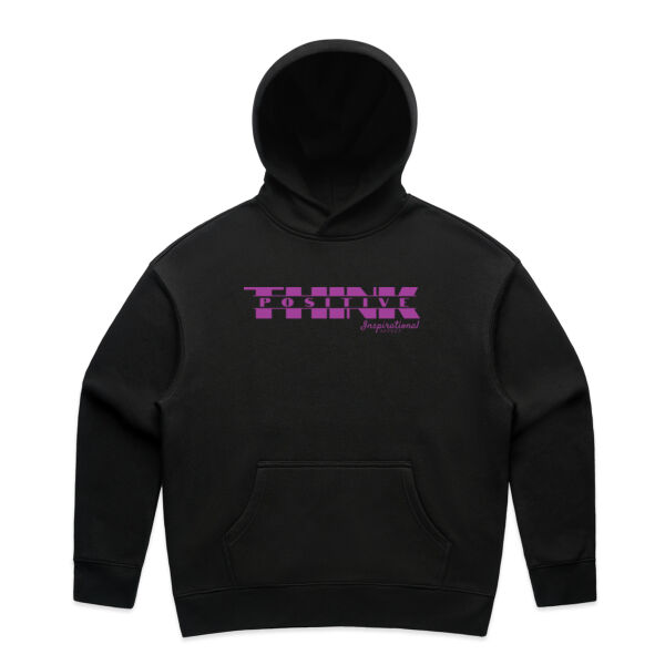 Think Positive-Womens Relax Hoodie Thumbnail