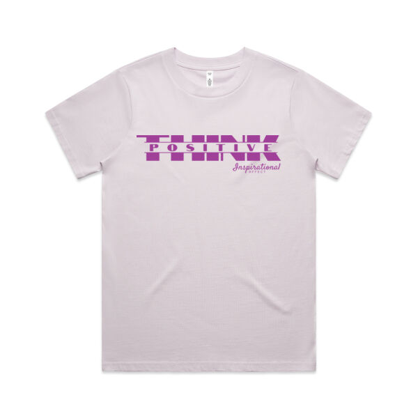 Think Positive-Womens Classic T-shirt Thumbnail