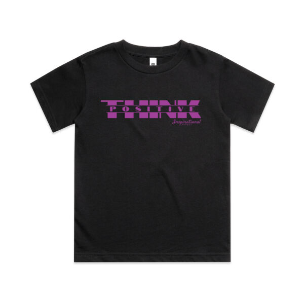 Think Positive-Kids Classic T-shirt Thumbnail