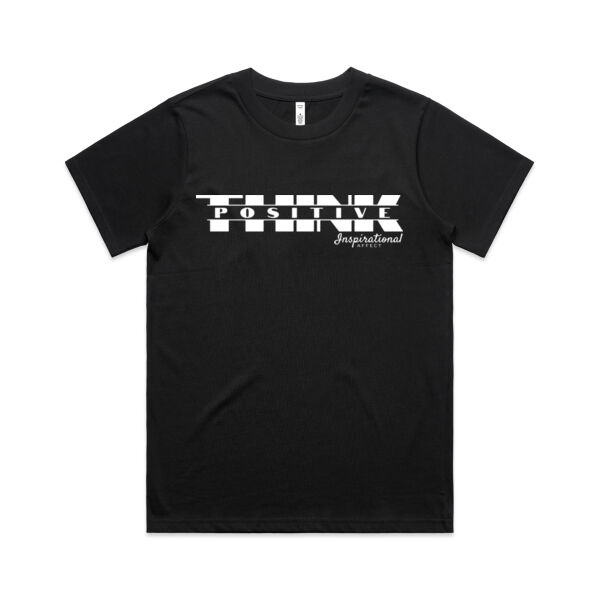 Think Positive-Womens Classic T-shirt Thumbnail