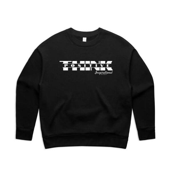 Think Positive-Womens Relax Sweatshirt Thumbnail