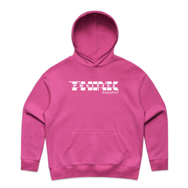 Think Positive-Womens Relax Hoodie Thumbnail