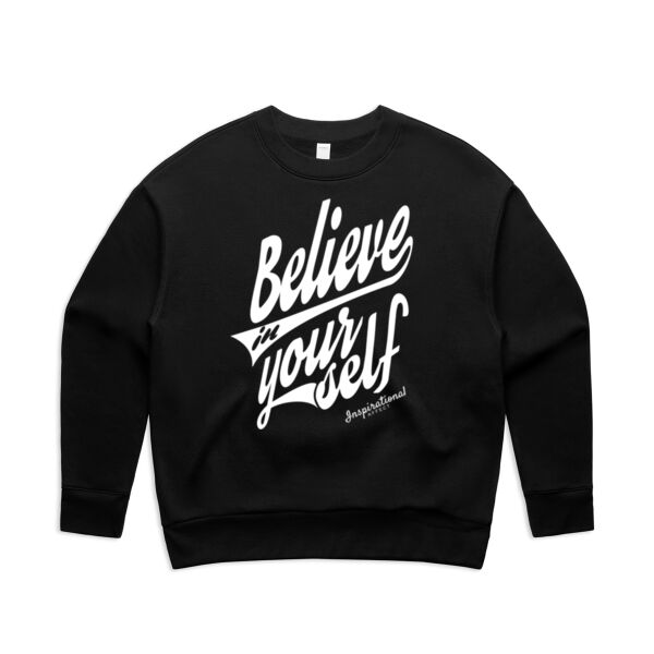 Believe in yourself-Womens Relax Sweatshirt Thumbnail