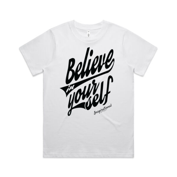 Believe in yourself-Womens Classic T-shirt Thumbnail