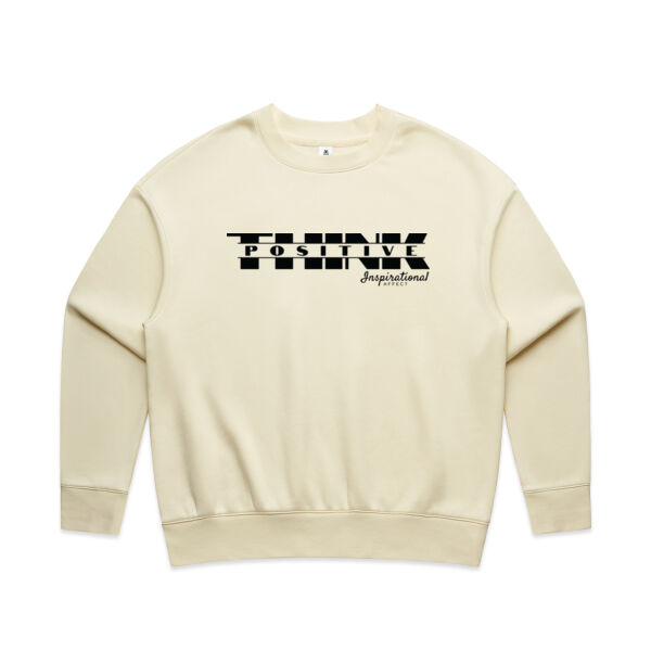 Think Positive-Womens Relax Sweatshirt Thumbnail