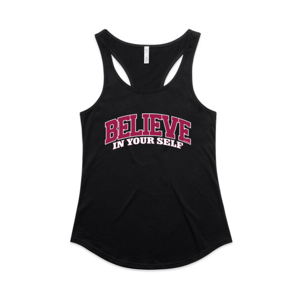 Believe In Yourself-Womens Singlet Thumbnail