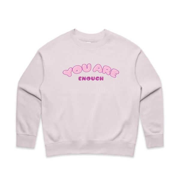 You Are Enough-Womens Relax Sweatshirt Thumbnail